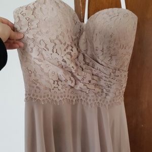 Formal dress, worn once for a few hours,